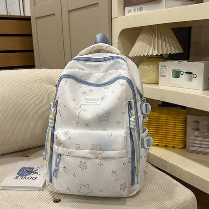 Stilvolle Stern-verzierte Schul-Rucksack Brehn