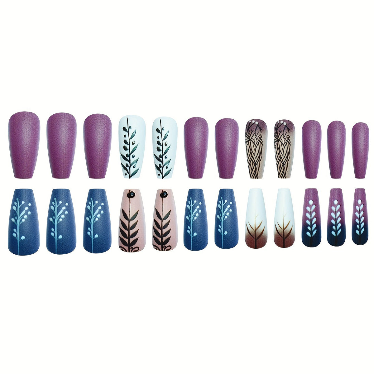 Detailliertes Botanisches Nagelkunstset Brehn
