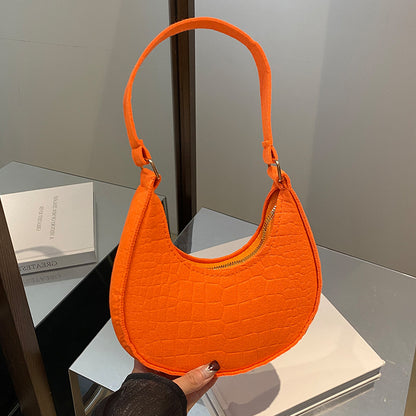 Modische Kroko Präge Hobo Tasche