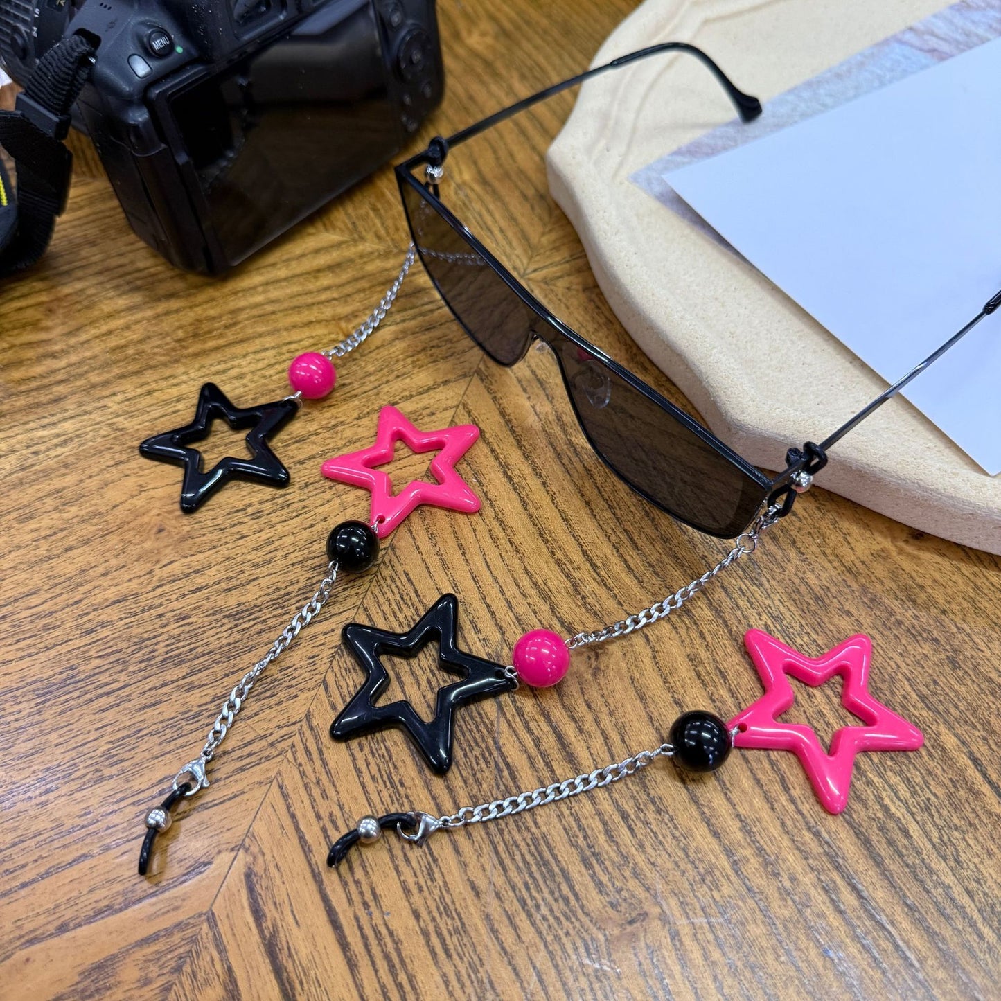 Stylische sternförmige Brillen Kette Brehn