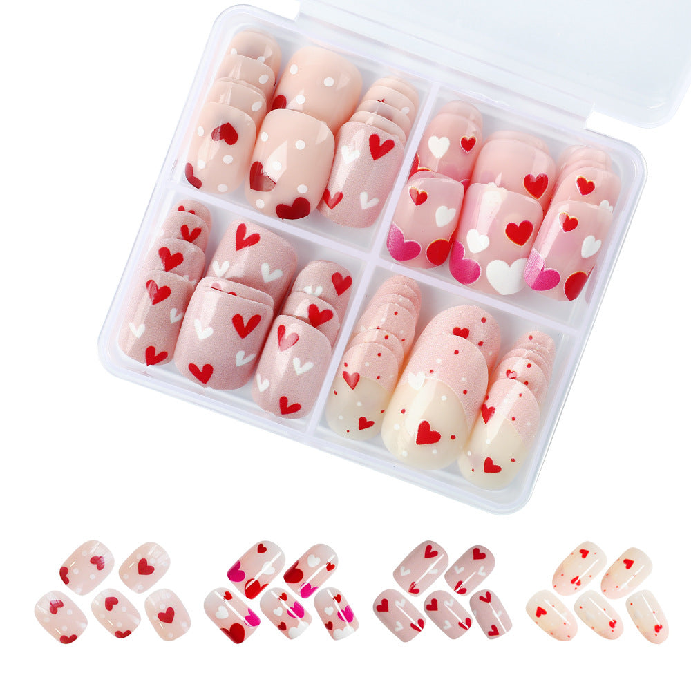 Herz-Themen-Nagelkunst-Set Brehn