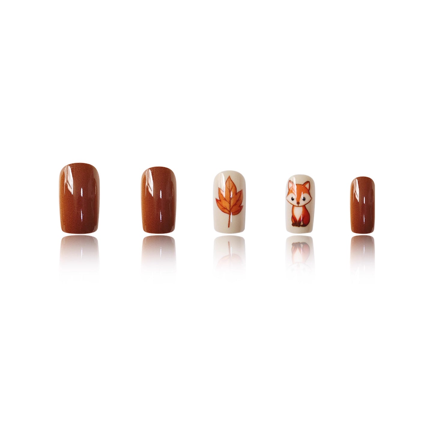 Dekoratives Glitzerstern-akzentuiertes Press-On-Nagelset Brehn