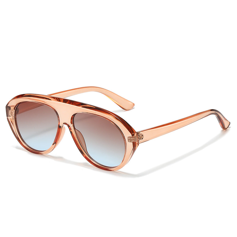 Oversized Geometric Aviator Sonnenbrille Brehn