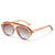 Oversized Geometric Aviator Sonnenbrille Brehn
