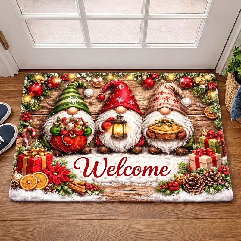 Festliche Santa-Themen Eingangsmatte