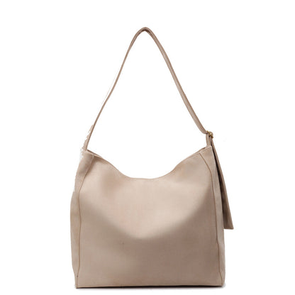Weiches Wildleder Hobo-Bag