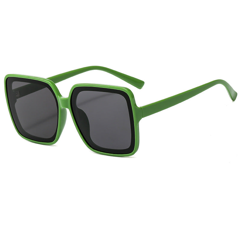 Statement Bold Square Frame Sonnenbrille