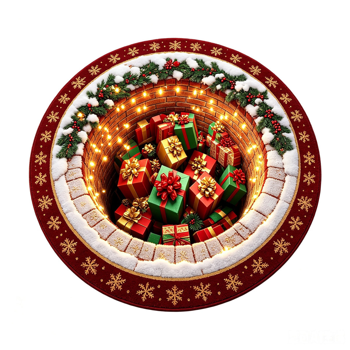 Festliches Weihnachtsbaumrock
