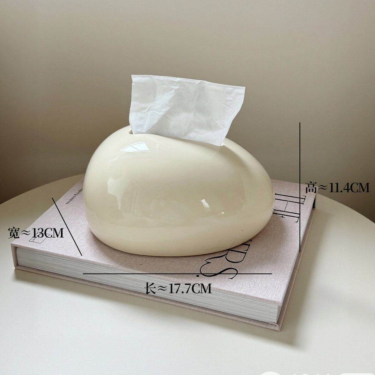 Elegante Keramische Taschentuchbox