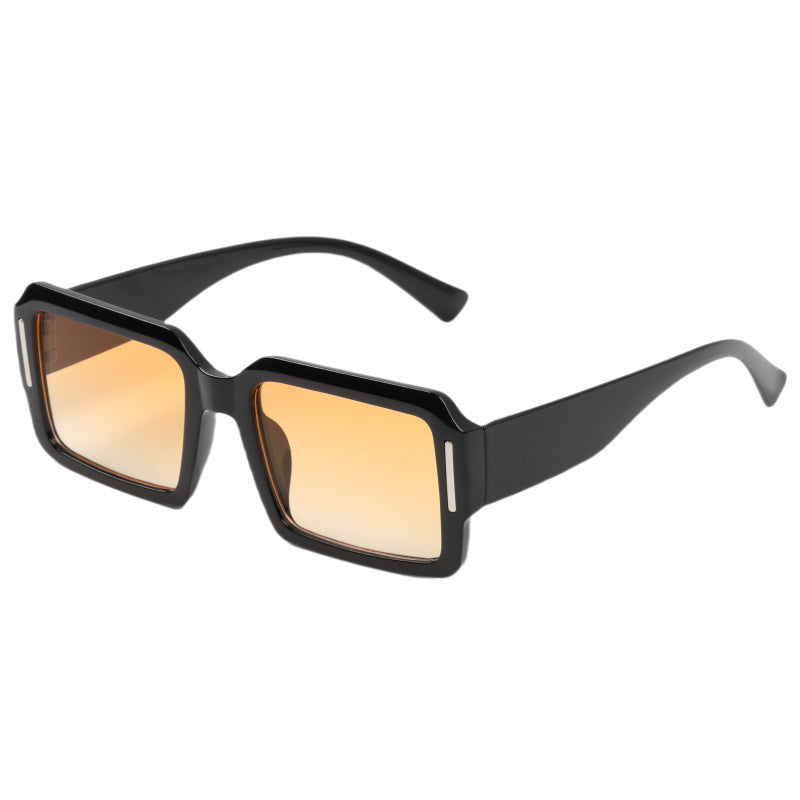 Damen modische quadratische Sonnenbrille im minimalistischen Design Brehn