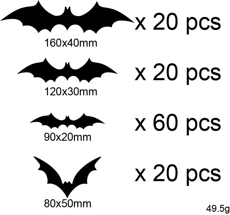 Dekoratives Bat Wandkunst-Set Brehn