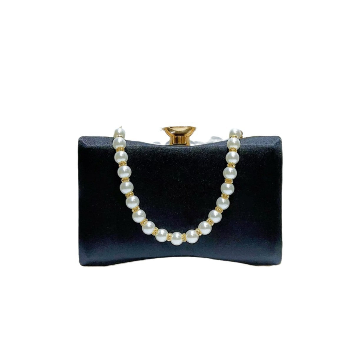 Perlenverzierte Abend-Clutch