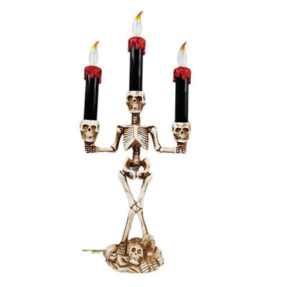 Skeleton Kerzenhalter Kandelaber Brehn