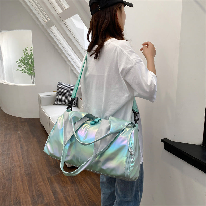 Iridescent Multi-Pocket Reise Tragetasche Brehn