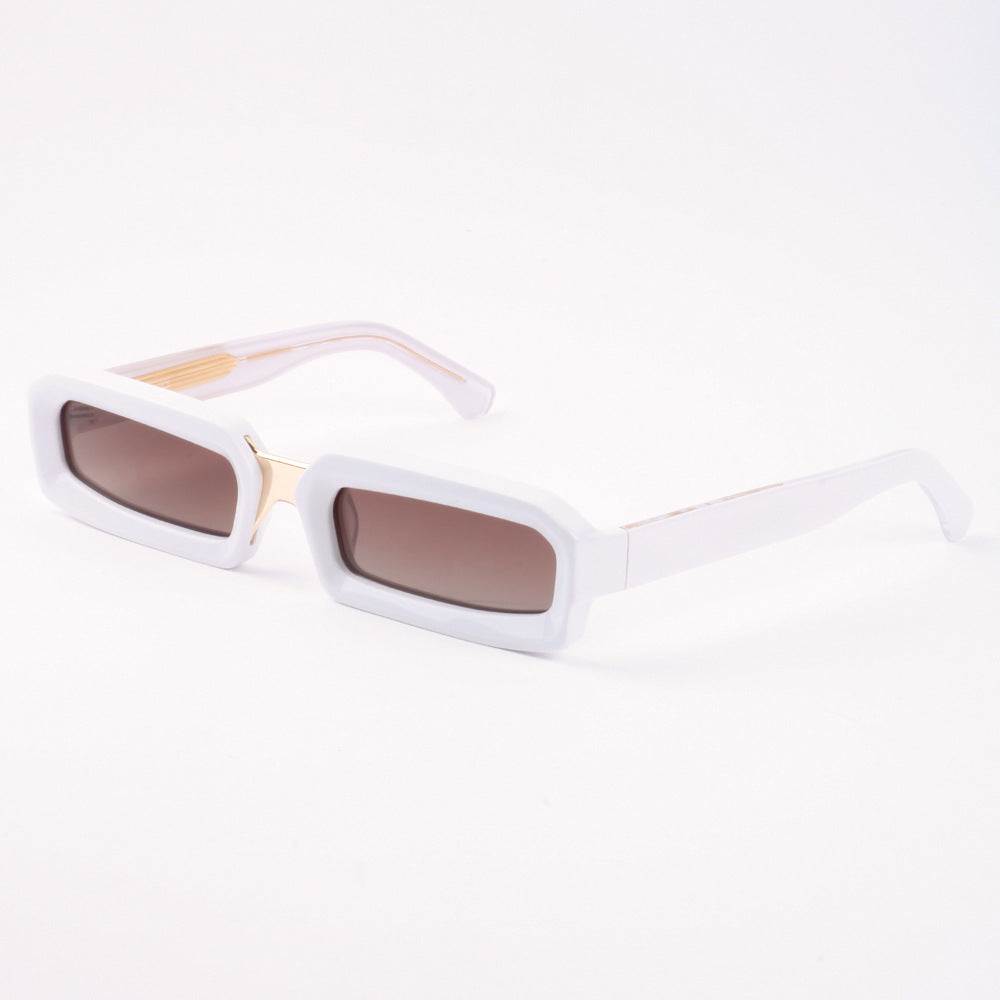 Damen stilvolle Sonnenbrille im modernen rechteckigen Design mit komfortablem Rahmen Brehn