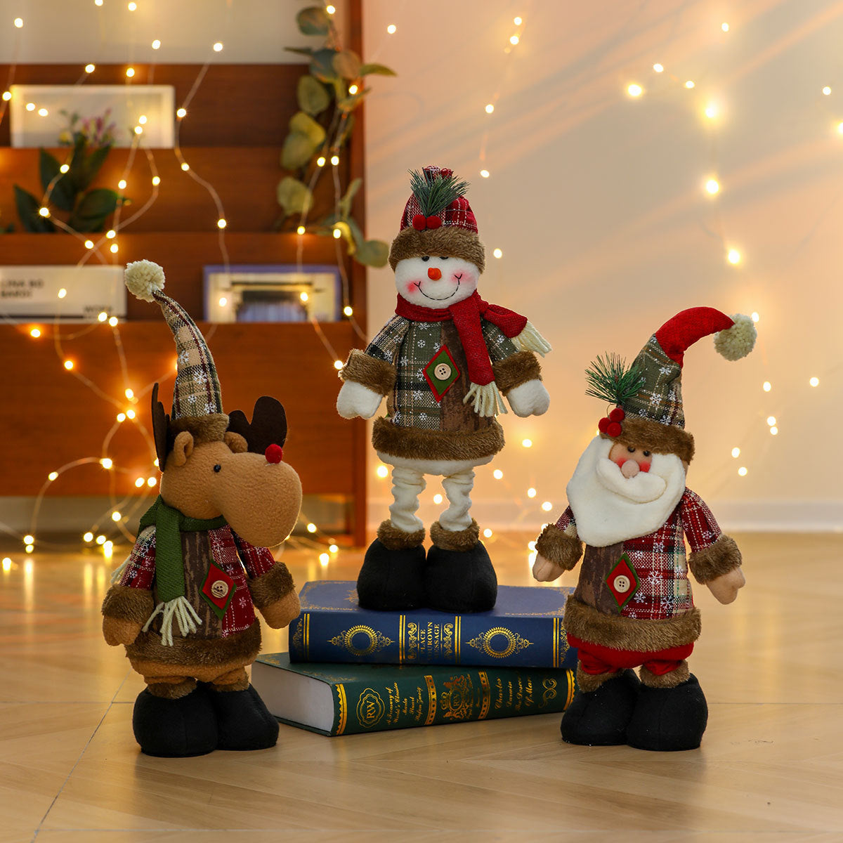 Verspielt Plüsch Santa Figurine Brehn