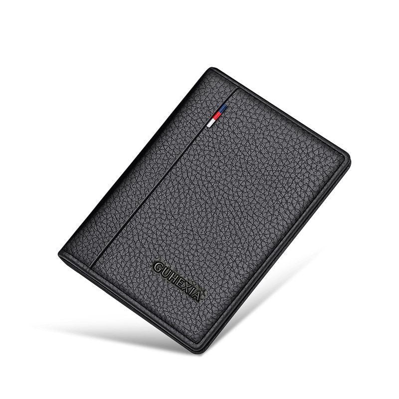Herren RFID-blockierende Lederkartenhalter