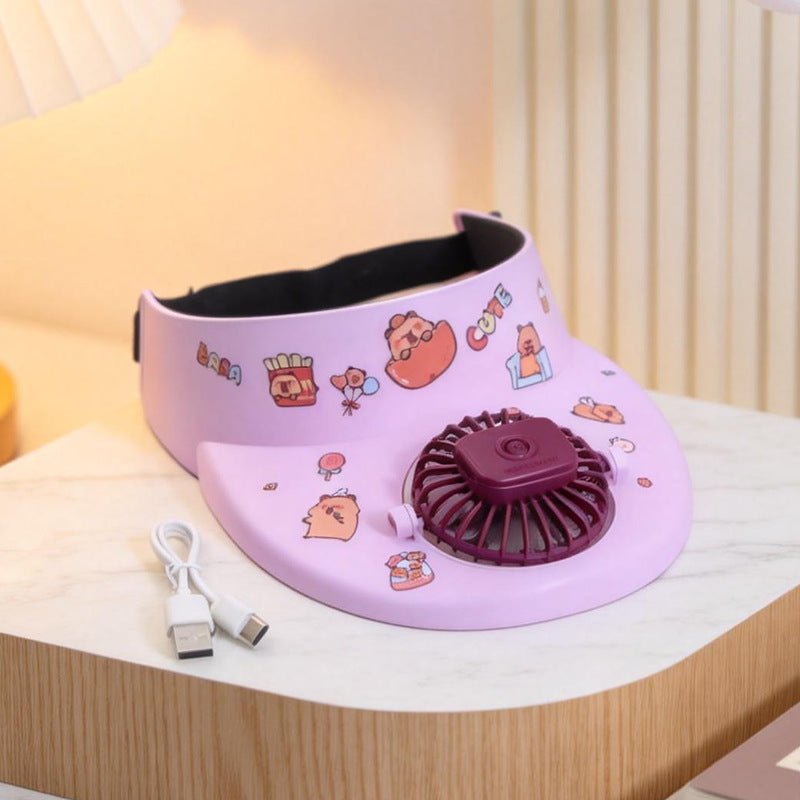 Damen Bequemer Tischventilator mit Verspielt Design Brehn
