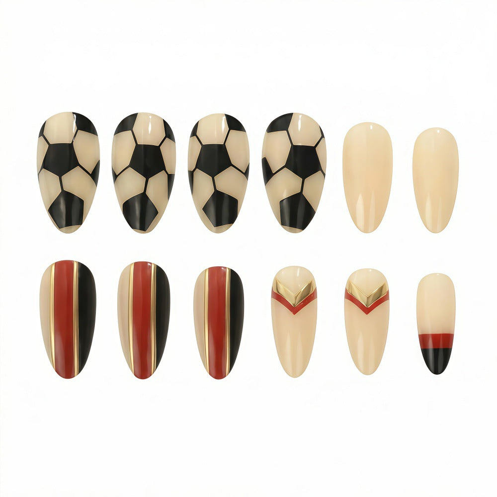 Kreative Fußball Nagelkunst Brehn