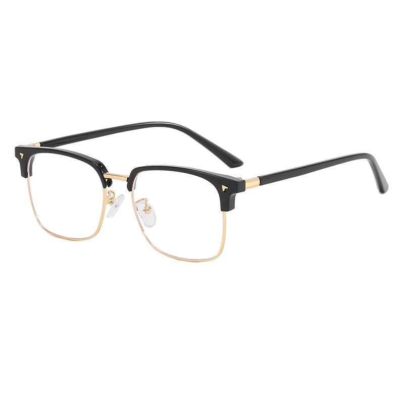 Damen elegante quadratische Brille mit leichtem Metallrahmen Brehn