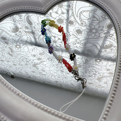 Blumenperlen-Charm-Halskette Brehn