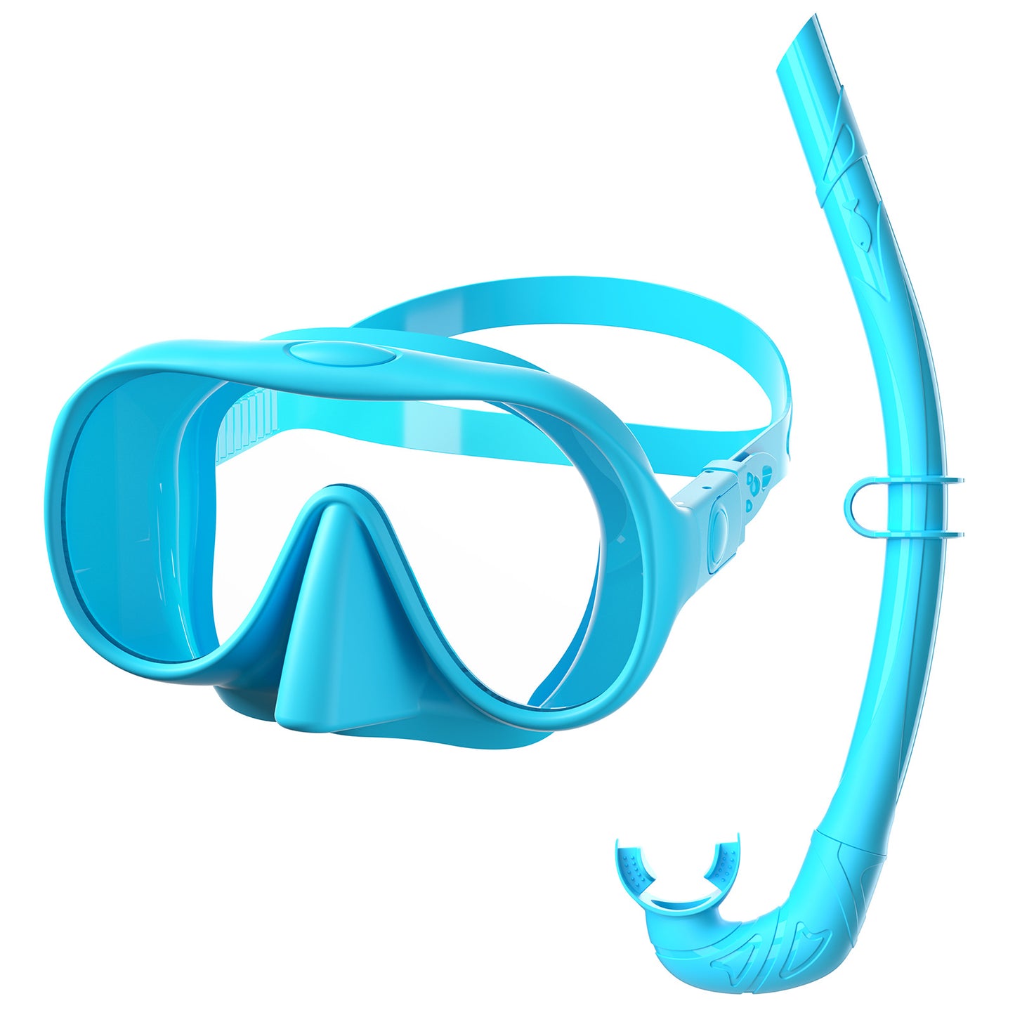 Schwimmmaske mit Flexibler Atemröhre Brehn