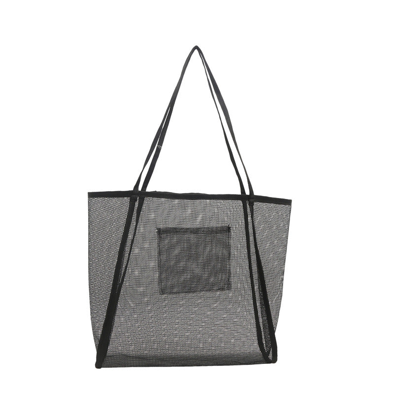 Geräumige Mesh Strandtasche