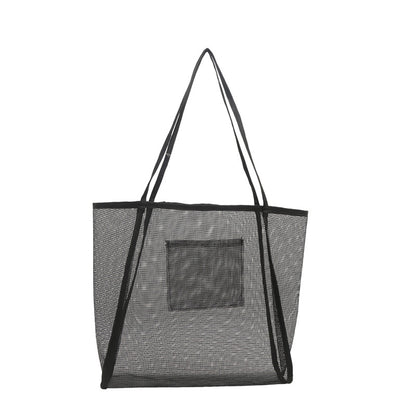 Geräumige Mesh Strandtasche