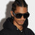 Damen Oversized Sonnenbrille mit stylischem geometrischen Rahmen Brehn