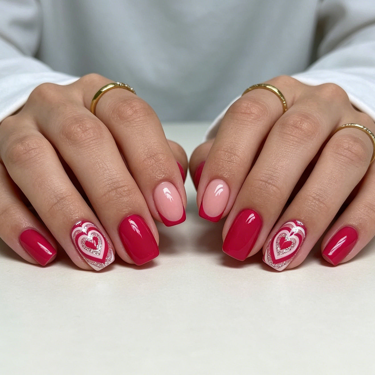 Herz-inspiriertes Nagelkunst-Kit Brehn