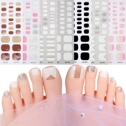 Elegante Fußnagelaufkleber
