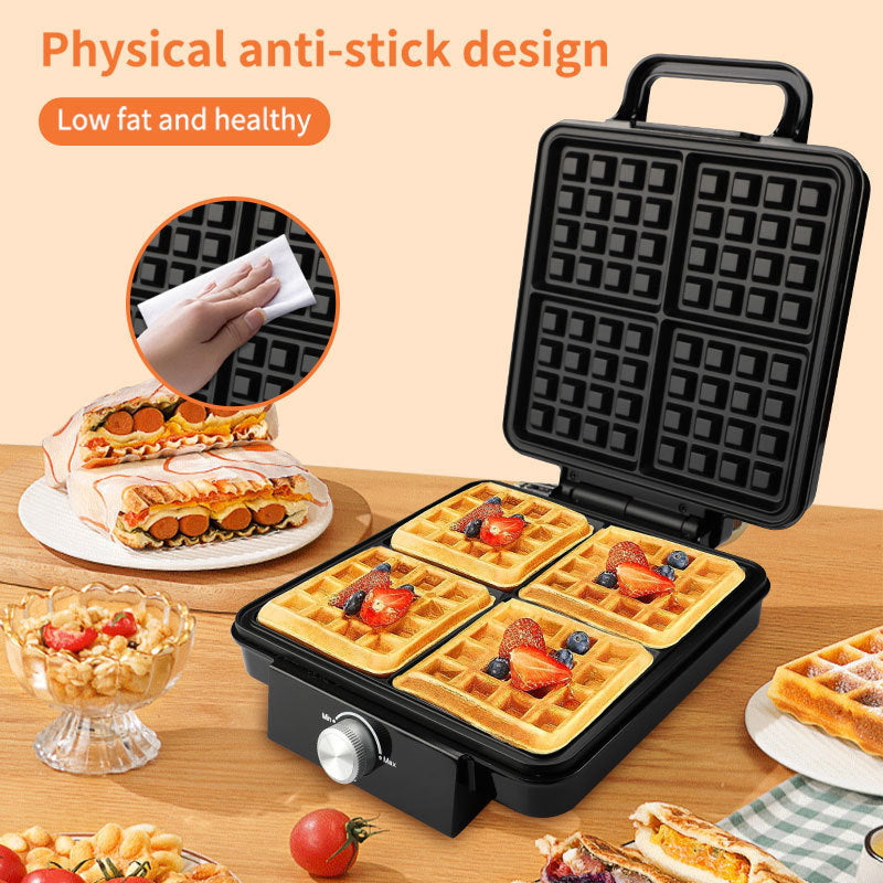 Moderner Elektrischer Waffelbereiter mit Antihaftplatten Brehn