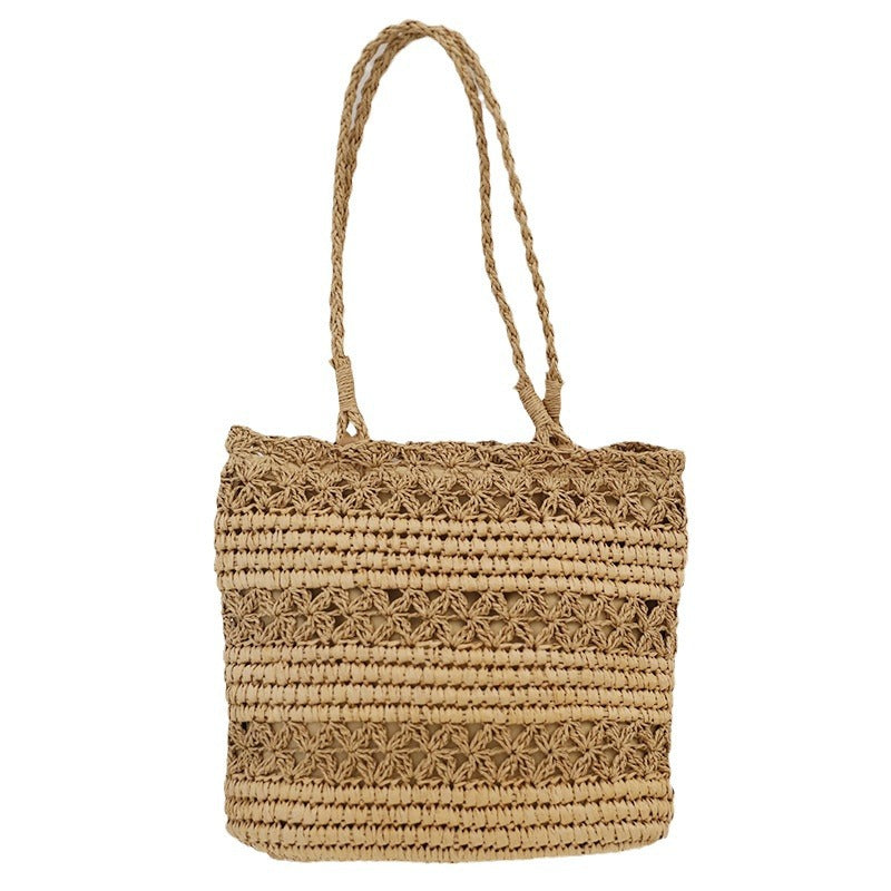 Handgeknüpfte Strandtasche Im Modernen Netzdesign Brehn