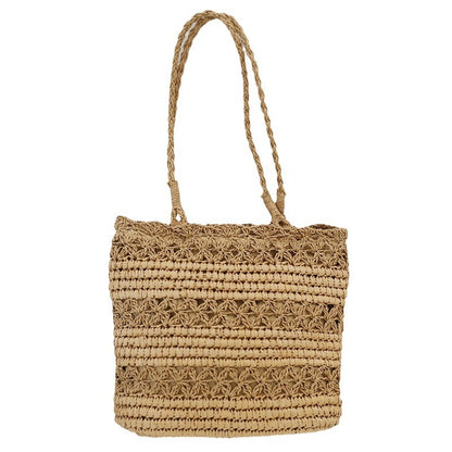 Handgeknüpfte Strandtasche Im Modernen Netzdesign Brehn