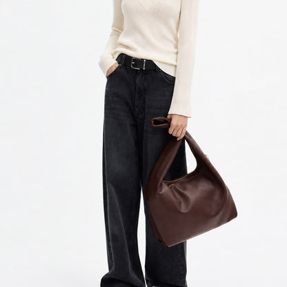 Moderne Leder Hobo-Handtasche