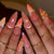 Künstlerische florale Stiletto-Nagelverstärkungen Brehn