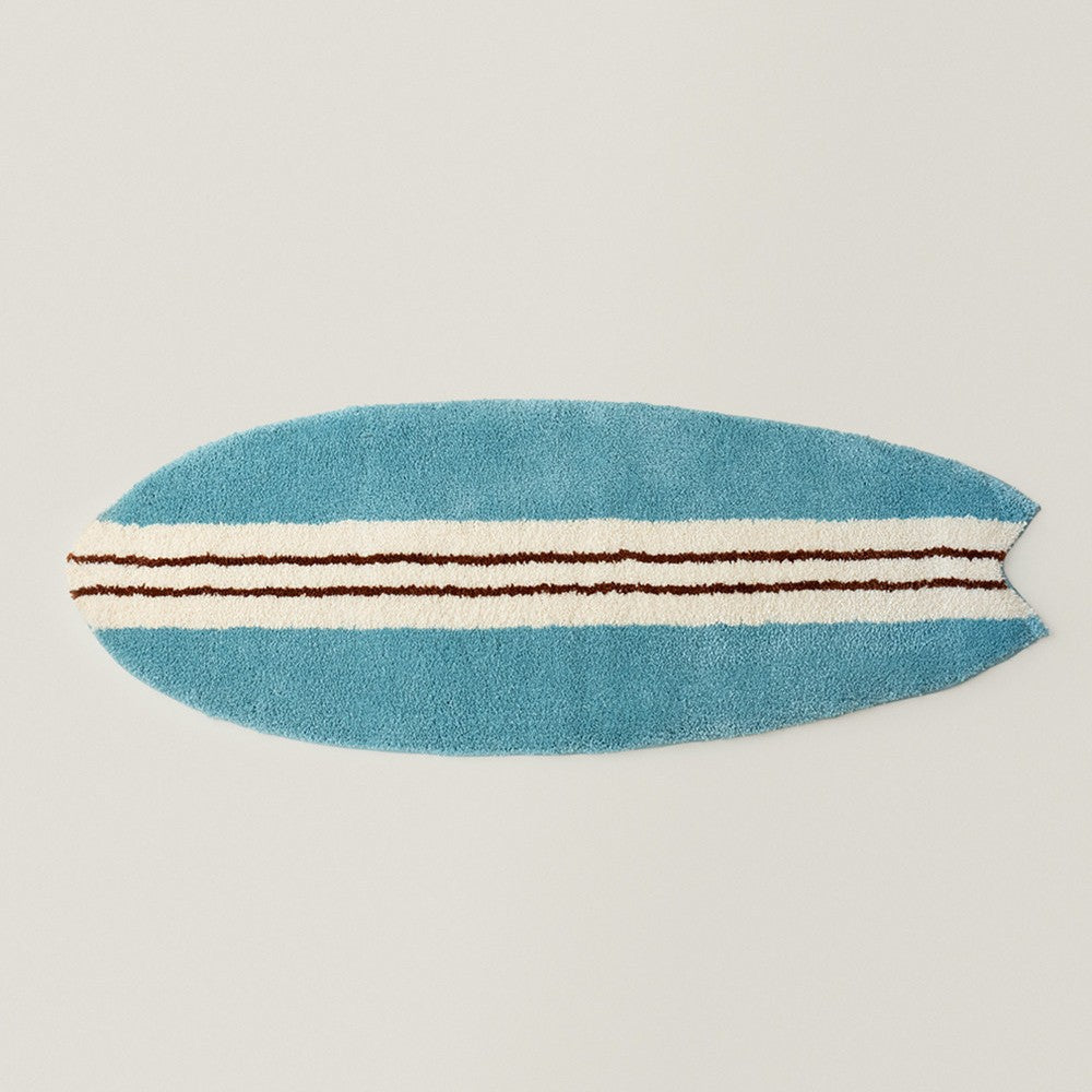 Surfboard-förmige dekorative Badematte Brehn