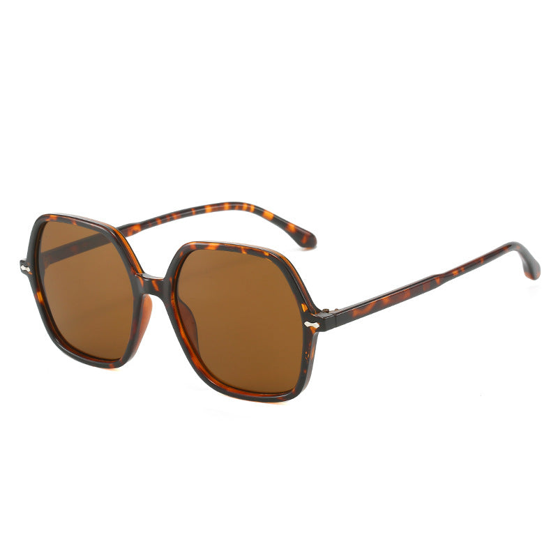 Damen Stylische oversized Sonnenbrille mit einzigartigem Rahmen Brehn