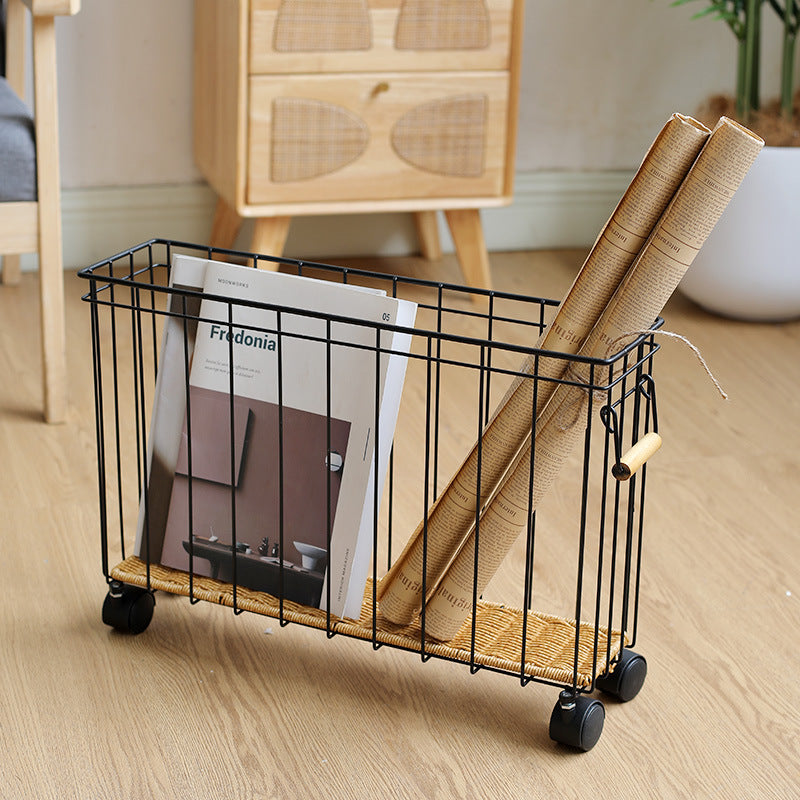 Unisex Moderner Aufbewahrungskorb mit Rollen Brehn