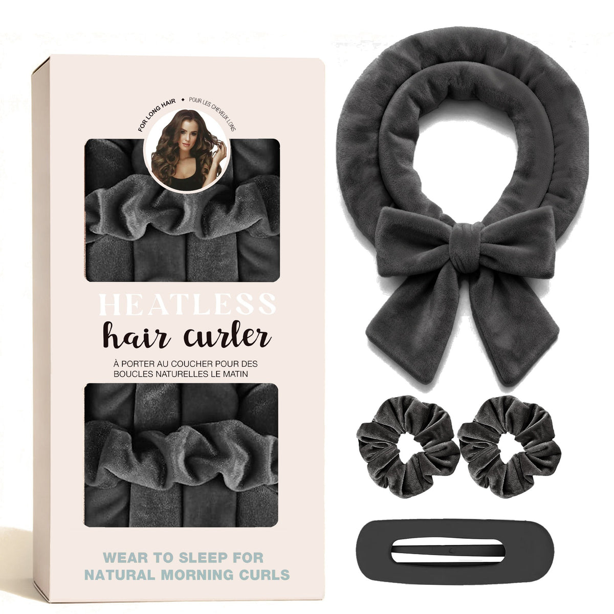 Hitzefreies Satin-Haarlocken-Set