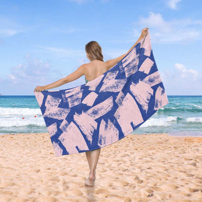 Stranddecke im exklusiven Mosaikdesign Brehn