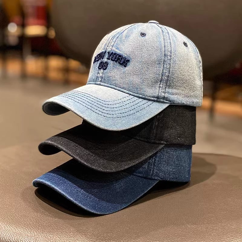 Damen Vintage Denim Baseball Cap Brehn