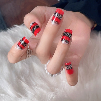 Dekoratives Press-On Nail Art Set