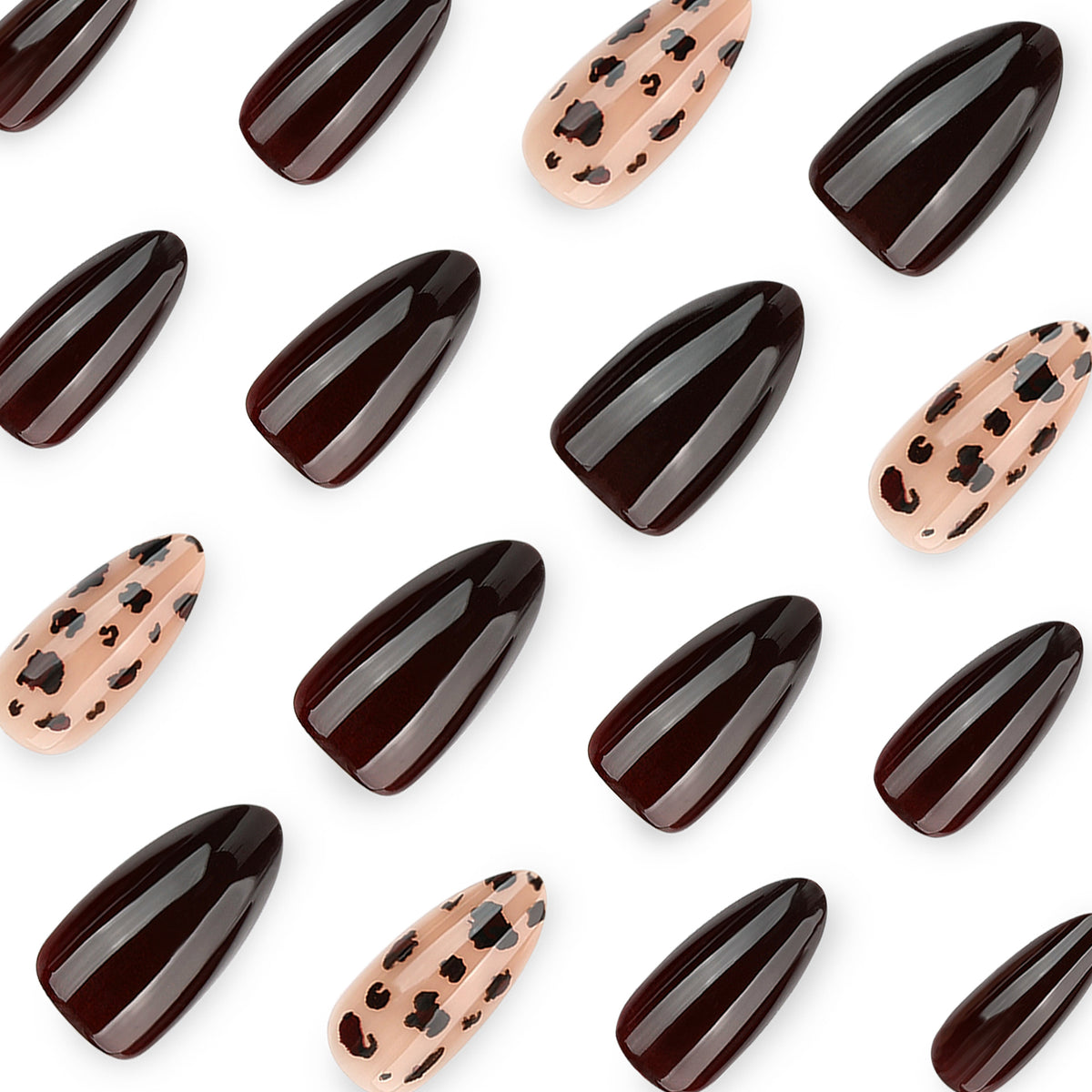 Kunstvolle Nagelverlängerungen mit elegantem Tierdesign Brehn