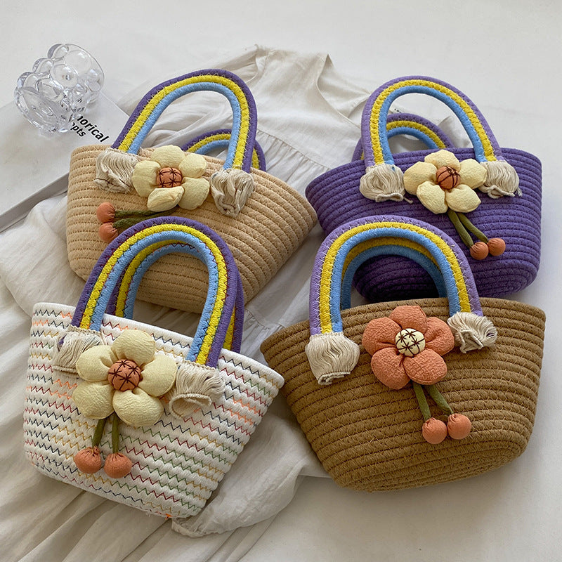 Dekorative Häkel-Handtasche