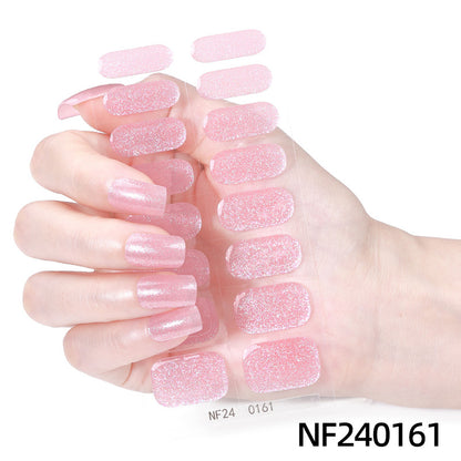 Elegante French Tip Nagelaufkleber