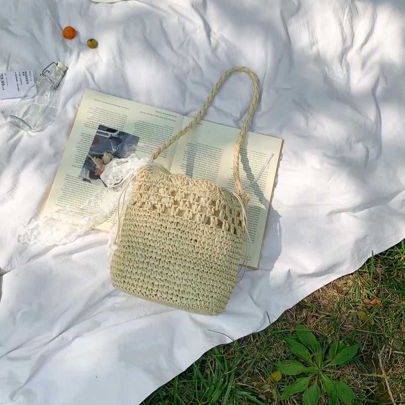 Handgefertigte Geflochtene Beuteltasche Brehn