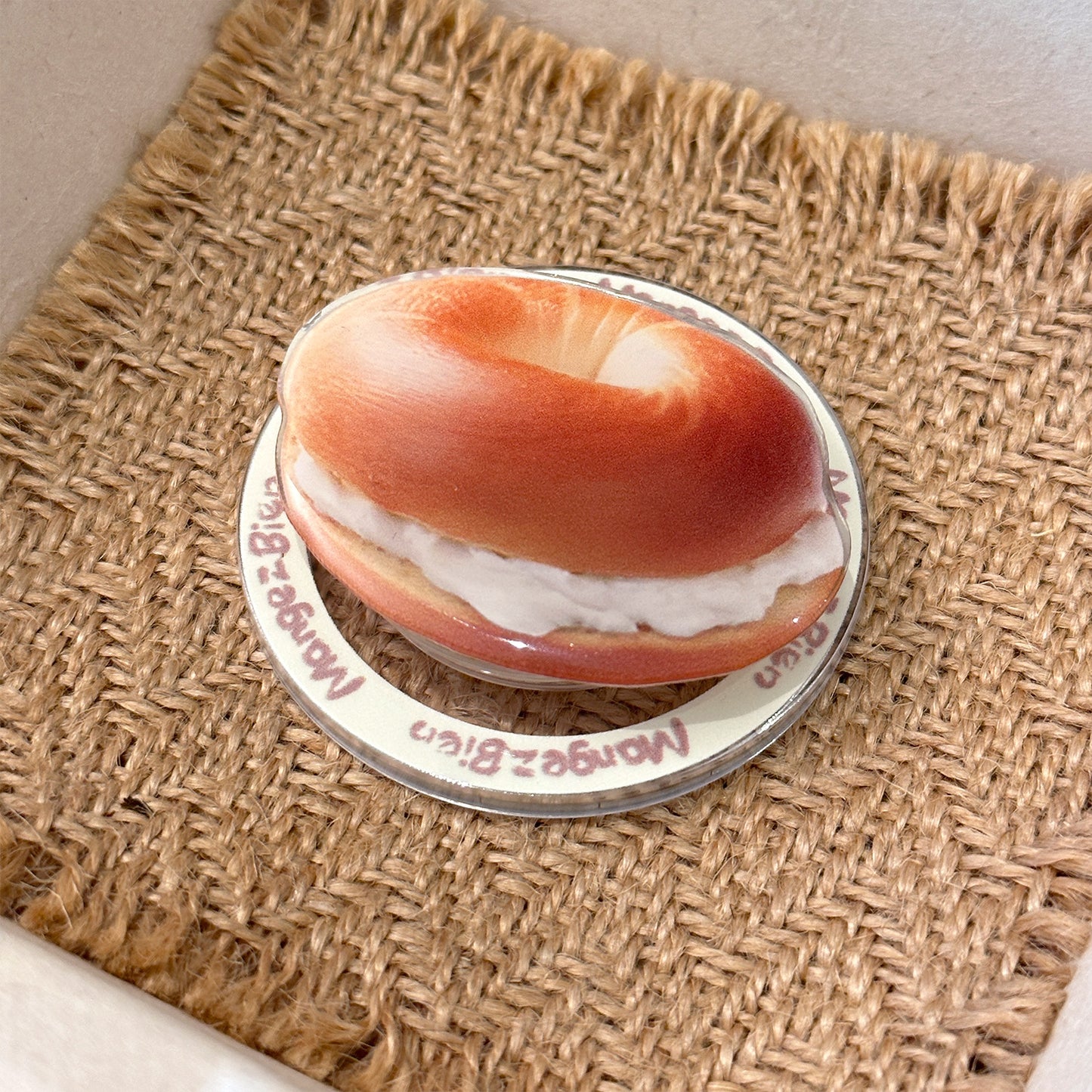 Kaffeetassen-Untersetzer in Bagel-Form Brehn
