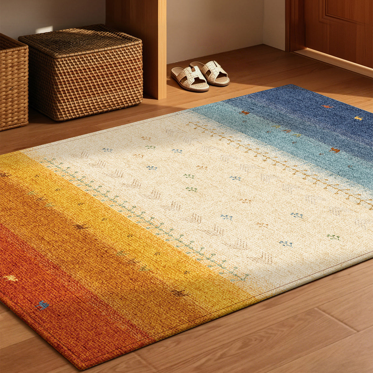 Eleganter dekorativer Teppich