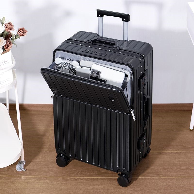 Trolley Koffer Mit Innovativem Stauraum Und Integriertem Sicherheitssystem Brehn